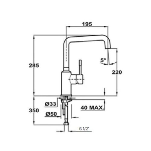 Vòi rửa chén Teka IN 915 539156210 - Ảnh 2