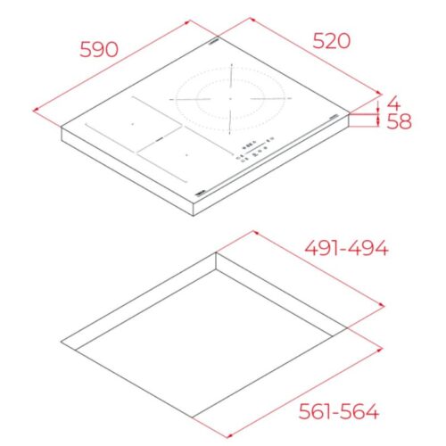 Bếp từ Teka IBF 63210 SSM BK 112520050 - Ảnh 2