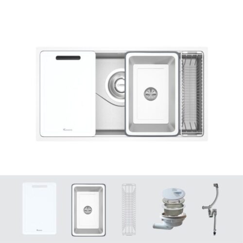 Chậu rửa bát Konox TARI 8748SM - Ảnh 2