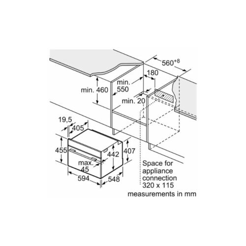 Lò nướng kèm vi sóng Bosch CMG7241B1 - Ảnh 3