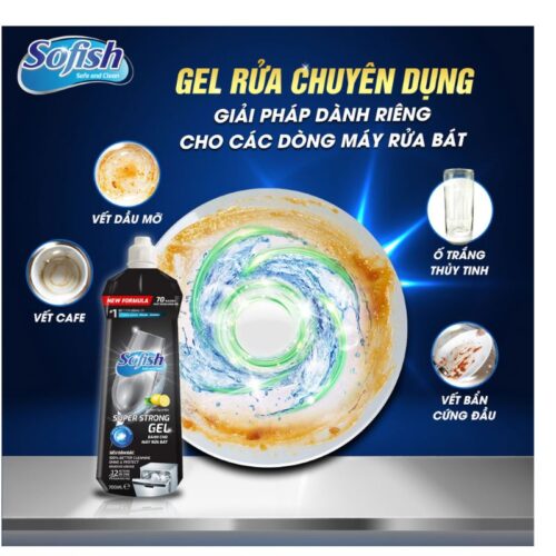Ảnh gel rửa bát Sofish 700ml