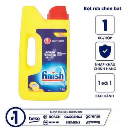 Bột Finish can 1kg hương chanh