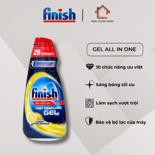 Công dụng Gel Finish All in 1 max 700ml