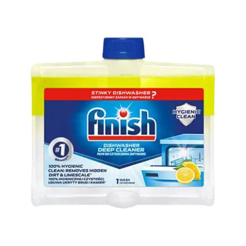 Dung dịch vệ sinh khoang máy rửa bát Finish chai 250ml hương chanh