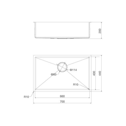 Chậu rửa bát Malloca MS 6070 - Ảnh 4