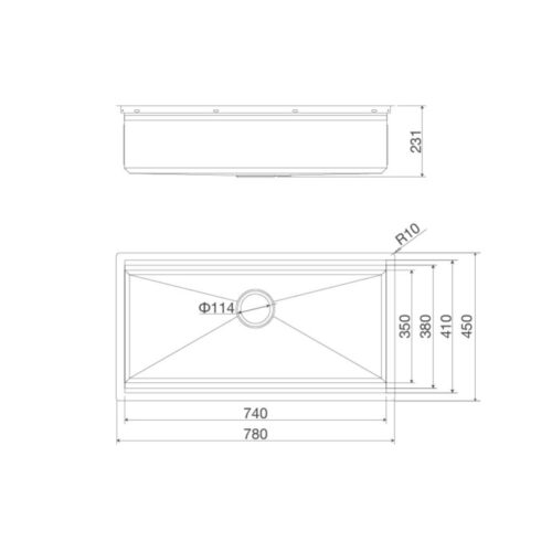 Chậu rửa bát Malloca Slide MS 781 - Ảnh 3