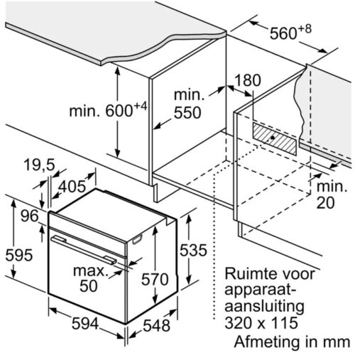 Lò nướng âm tủ Bosch HBG536EB3 SERIE 6 - Ảnh 4