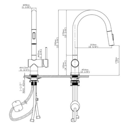 COMBO 8: Chậu rửa bát Kluger KT8050SL Plus + Vòi rửa bát Kluger KLF0008SC - Ảnh 5