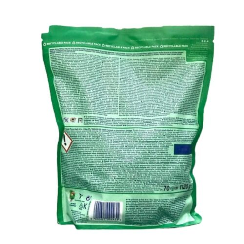 Mặt sau Finish Ultimate Eco loại 45 viên