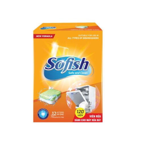 Viên rửa bát Sofish hộp 120 viên