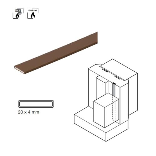 Đệm cửa chống cháy Hafele 950.51.900
