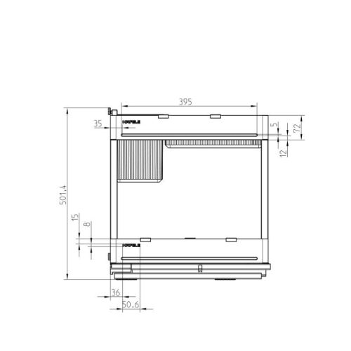Kích thước Kệ đựng gia vị Hafele 545.14.301