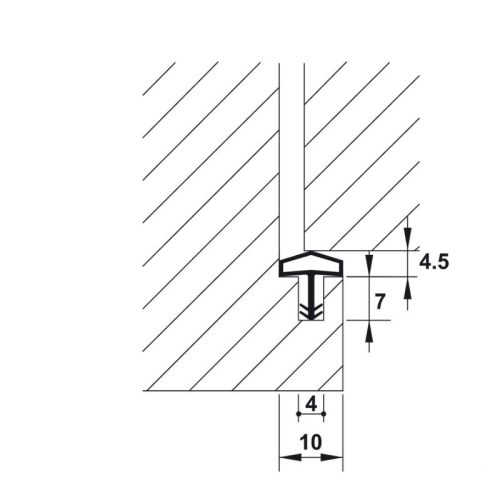 Đệm cửa Hafele 950.51.200 8 lap dat dem cua hafele 950 51 200