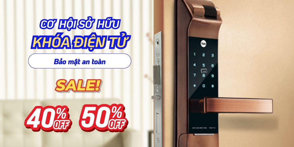 ĐẠI TIỆC THƯƠNG HIỆU LỚN - SALE SẬP SÀN ĐÓN TẾT | BOSCH, TEKA, LG… GIẢM TỚI 73% 10 sale khóa điện tử
