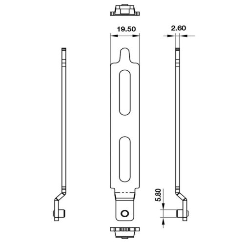 size chot am cho canh phu hafele 911 81 356