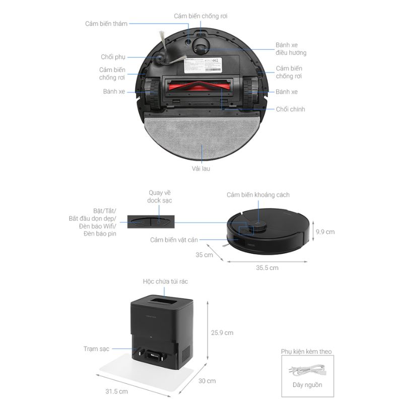 Robot hút bụi lau nhà Roborock Q10 PF Plus 7 Robot hút bụi lau nhà Roborock Q10 PF Plus - Ảnh 5