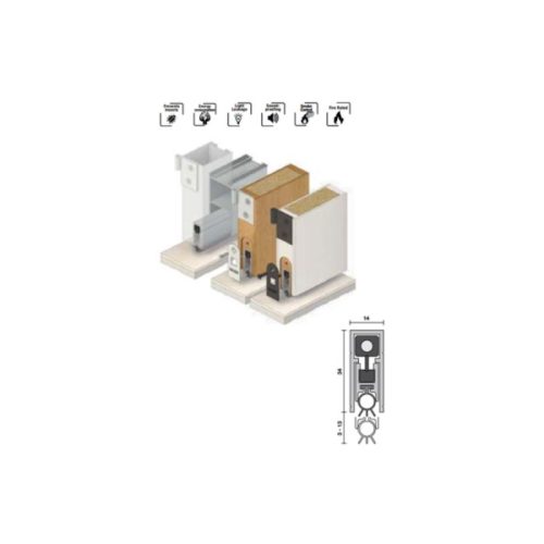 Thanh chắn bụi Hafele RP8SI 950.35.014