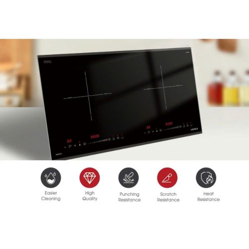 Bếp từ Hafele HC-I7365B 536.61.365 2 vùng nấu 9 Tính năng bếp từ Hafele HC-I7365B 536.61.365 2 vùng nấu