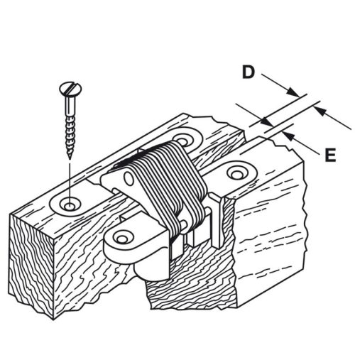 Ảnh Bản Lề Âm Cho Cửa Gỗ Dày Hafele 341.07.554