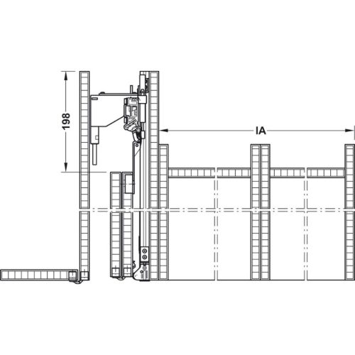 Ảnh cửa trượt xoay Hafele 408.45.013