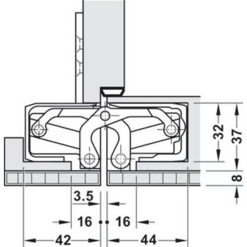 Bản lề âm TE540 3D A8 SSS Hafele 924.17.325 9 Ảnh bản lề âm TE540 3D A8 SSS Hafele 924.17.325