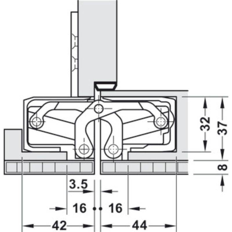 Bản lề âm TE540 3D A8 SSS Hafele 924.17.325 6 Ảnh bản lề âm TE540 3D A8 SSS Hafele 924.17.325