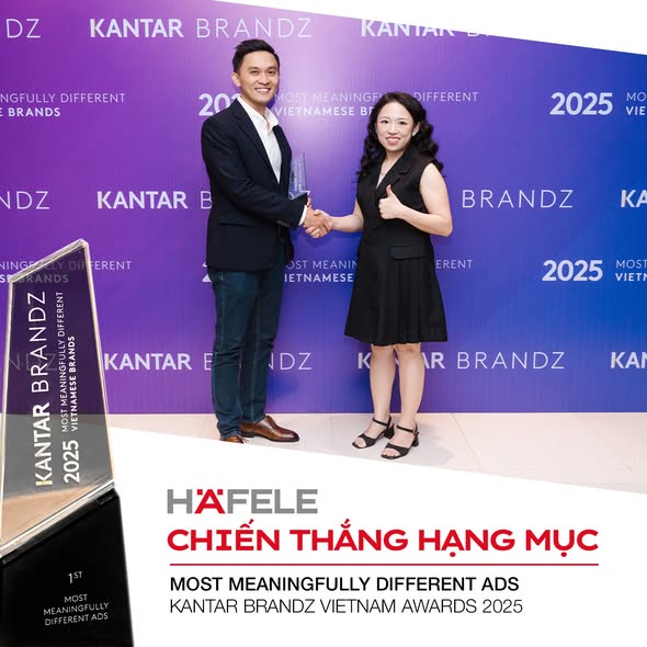 hafele tai kantar brandz vietnam awards 2025