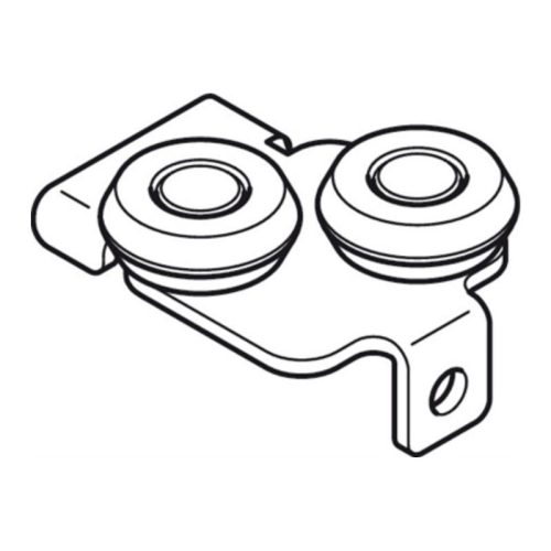 Kích thước Aluflex 80 bánh xe dẫn đường Hafele 403.50.971