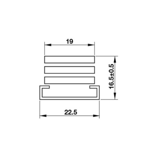 Bản lề chữ A cửa nhôm Hafele 972.05.369 5 Kích thước Bản lề chữ A cửa nhôm Hafele 972.05.369