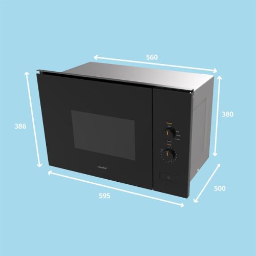 Lò vi sóng Comfee CMW-S20KB 11 Kích thước lò vi sóng Comfee CMW-S20KB