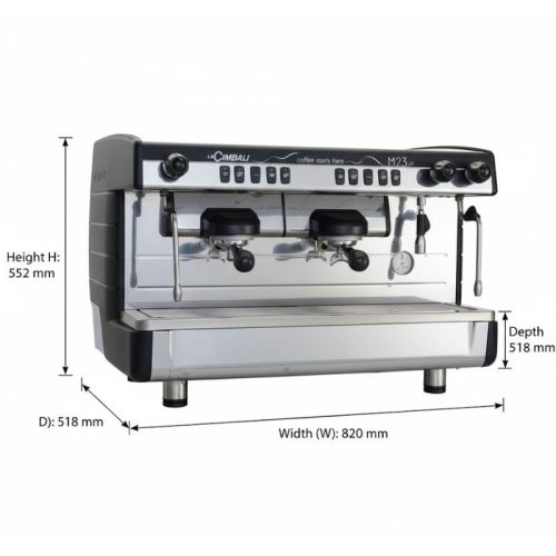 Máy pha cà phê Cimbali M23UP DT2 Black 9 Kích thước Máy pha cà phê Cimbali M23UP DT2 Black