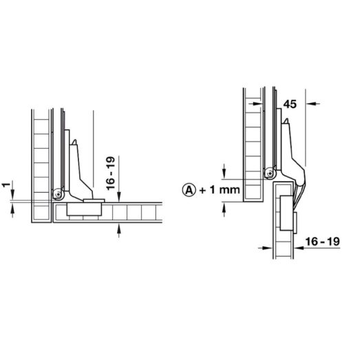 Bản lề tủ Hafele 408.24.020 7 Kích thước bản lề tủ Hafele 408.24.020
