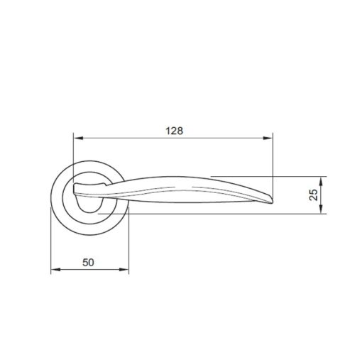 Tay nắm Hafele 901.98.816 7 Kích thước Tay nắm Hafele 901.98.816
