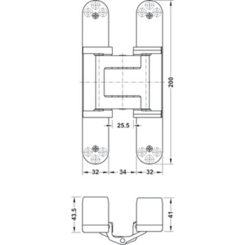 Bản lề âm TE540 3D A8 SSS Hafele 924.17.325 7 Kích thước bản lề âm TE540 3D A8 SSS Hafele 924.17.325