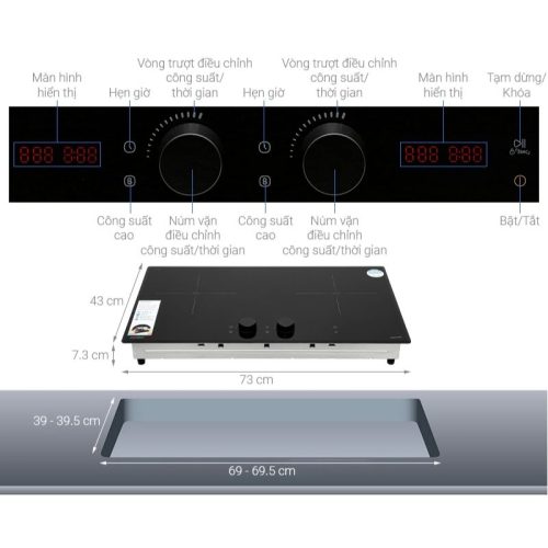 Lắp đặt bếp từ Comfee CIH-52DHP
