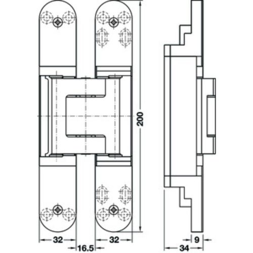 Bản lề âm TE540 3D, SC Hafele 924.17.223 8 Lắp đặt bản lề âm TE540 3D, SC Hafele 924.17.223