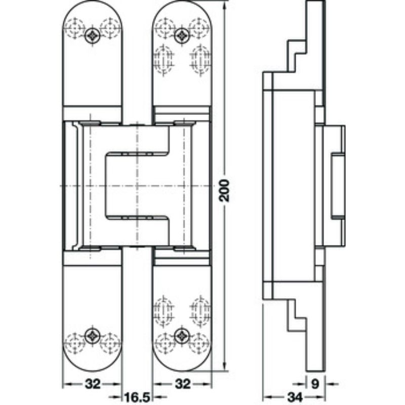 Bản lề âm TE540 3D, SC Hafele 924.17.223 5 Lắp đặt bản lề âm TE540 3D, SC Hafele 924.17.223