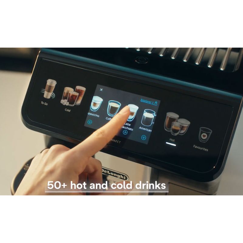 Máy pha cà phê Delonghi ECAM450.65.S 7 Màn hình Máy pha cà phê Delonghi ECAM450.65.S