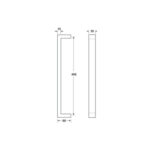 Thông số Tay nắm cửa Hafele 903.00.170