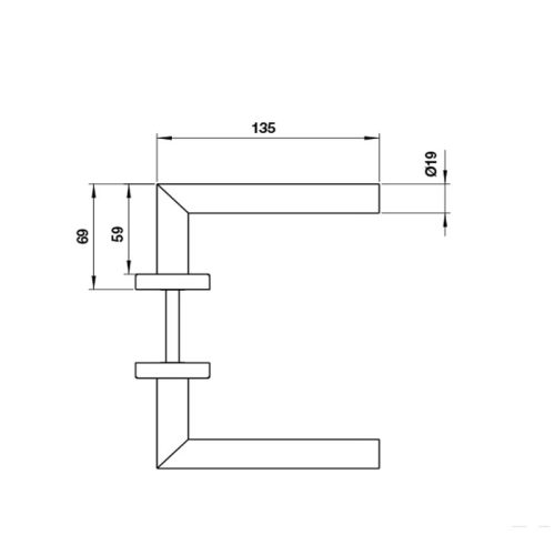 Thông số Tay nắm Hafele 903.99.821