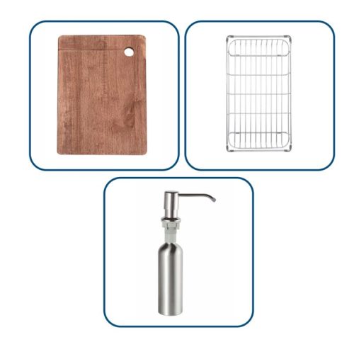 Khay chậu rửa bát Nobinox LUMIA NJ508D