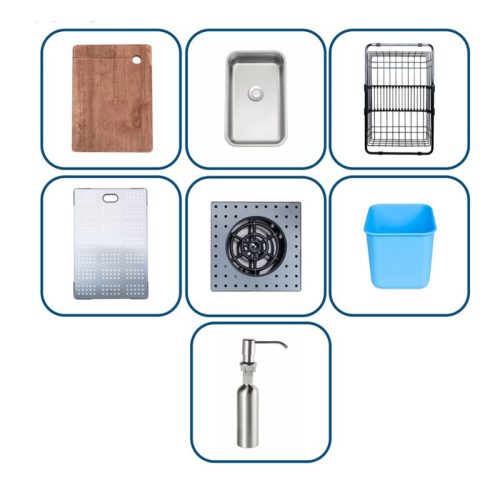 Khay chậu rửa bát Nobinox LUMIA NJ510B