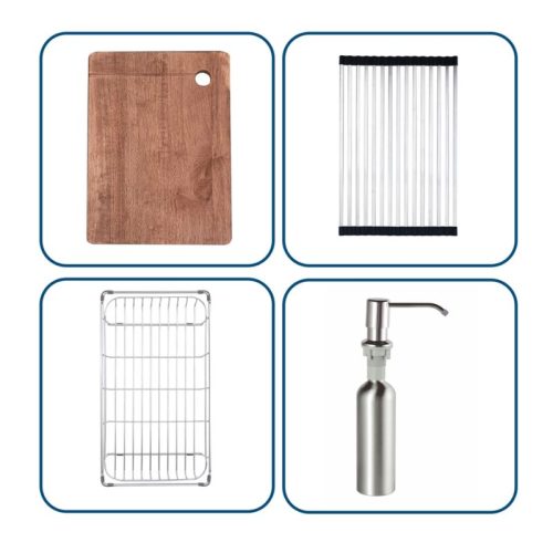 Khay chậu rửa bát Nobinox LUMIA NJ512