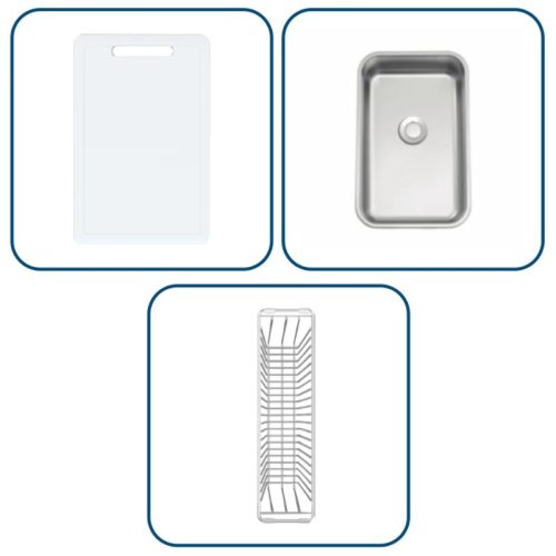 Khay chậu rửa bát Nobinox ROSA NN974DT