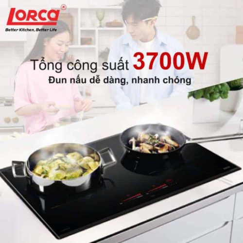 Bếp từ đôi Lorca LCI-9099 LUX 8 cong suat bep tu doi lorca lci 9099 lux