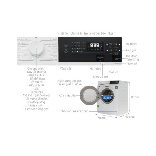 kich thuoc may giat electrolux 10 kg ewf1024d3wc