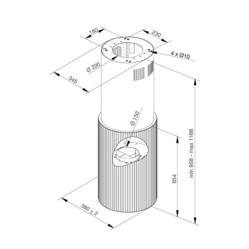 kich thuoc may hut mui malloca monogold k382g 1