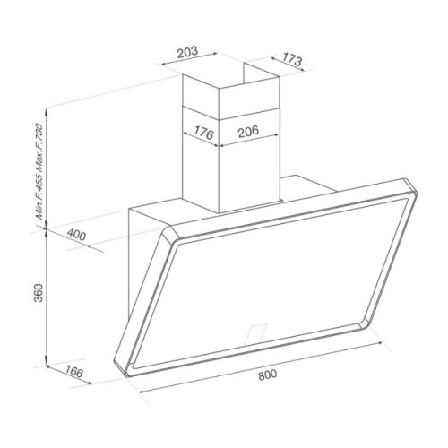 kich thuoc may hut mui malloca time k153mb
