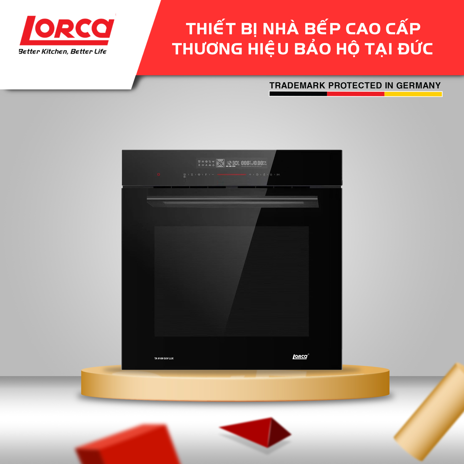 Lò nướng Lorca TA-9109 SUV LUX 3 Lò nướng Lorca TA-9109 SUV LUX