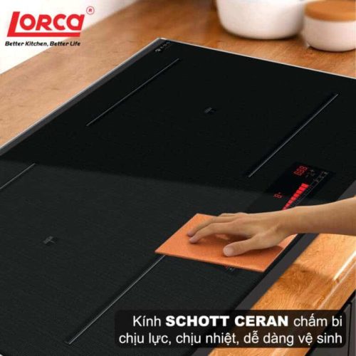 Bếp từ đôi Lorca LCI 890 Plus 8 mat kinh bep tu doi lorca lci 890 plus